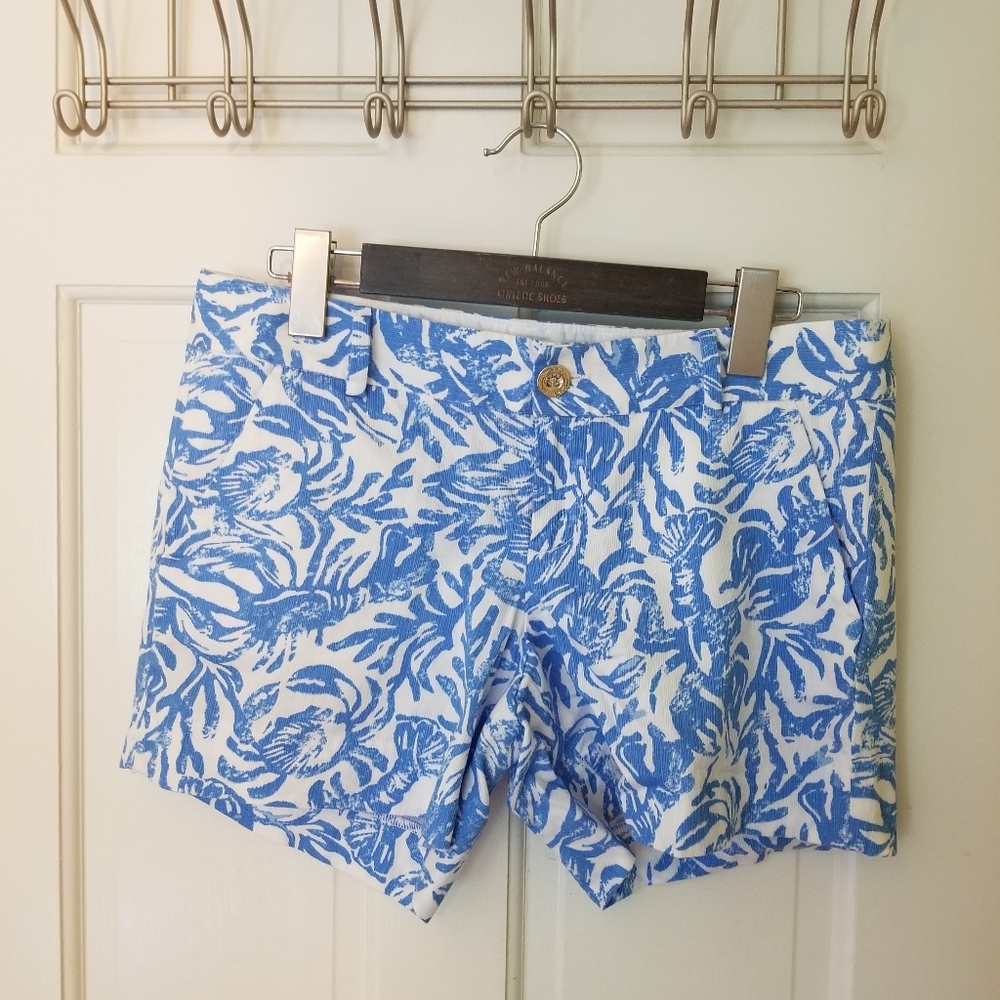 Lilly Pulitzer Lobster Print Callahan Shorts